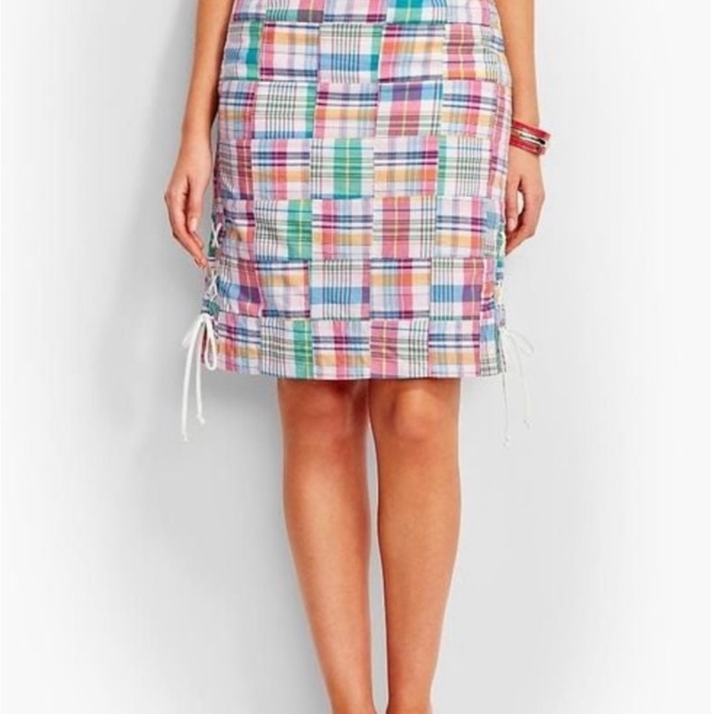 NWT Talbots Multicolour Plaid Pencil Skirt